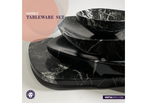 Marble Tableware Set