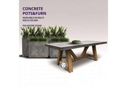 Concrete Dining Table