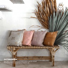 Natural rattan Bench