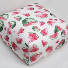 Watermelon Pattern Pouf