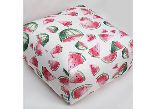 Watermelon Pattern Pouf