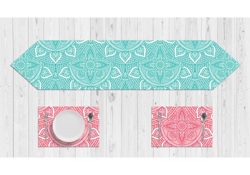 Pharaonic Mandela flower Table Set 