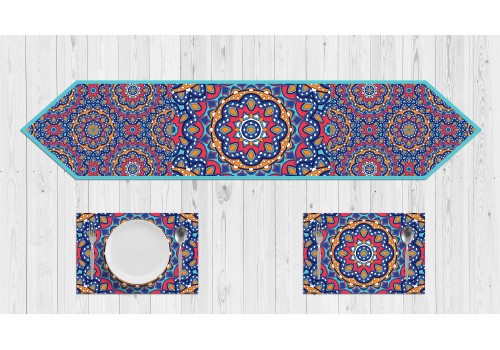 Ramadan Red Pattern Table Set