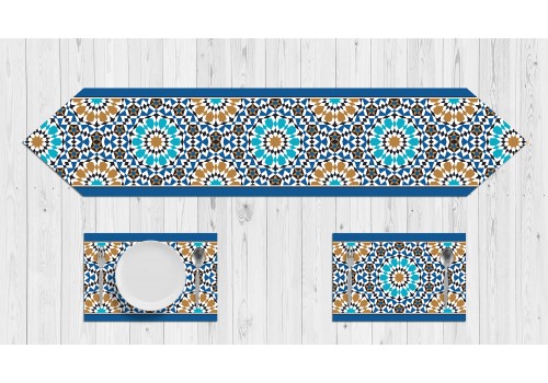 Morocco Islamic Flower Table Set 