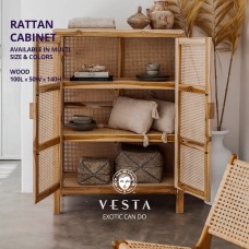 Rattan Cabinet wood